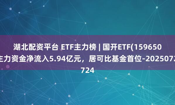 湖北配资平台 ETF主力榜 | 国开ETF(159650)主力资金净流入5.94亿元，居可比基金首位-20250724